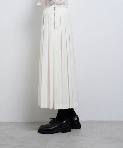 LANVIN en Bleu / ランバン オン ブルー ロング・マキシ丈スカート | タイプライタープリーツスカート | 詳細9