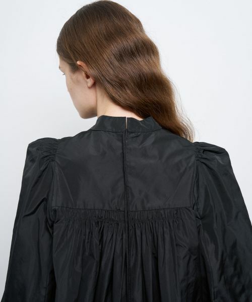 LANVIN en Bleu / ランバン オン ブルー シャツ・ブラウス | スタンドカラーフレアブラウス | 詳細7