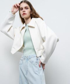 LANVIN en Bleu / ランバン オン ブルー カットソー | ダンボールショートジャケット