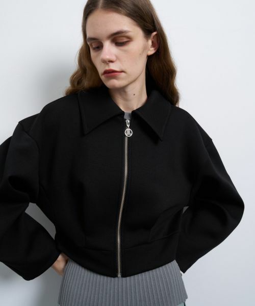 LANVIN en Bleu / ランバン オン ブルー カットソー | ダンボールショートジャケット | 詳細11