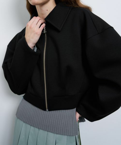 LANVIN en Bleu / ランバン オン ブルー カットソー | ダンボールショートジャケット | 詳細12