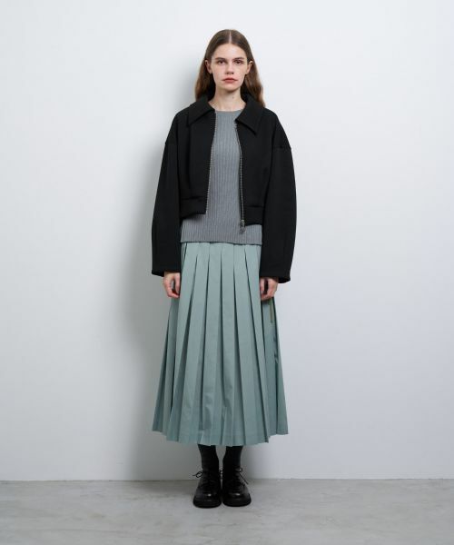 LANVIN en Bleu / ランバン オン ブルー カットソー | ダンボールショートジャケット | 詳細6