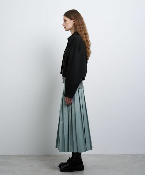 LANVIN en Bleu / ランバン オン ブルー カットソー | ダンボールショートジャケット | 詳細7