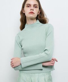 LANVIN en Bleu / ランバン オン ブルー ニット・セーター | ランダムリブハイネックニット