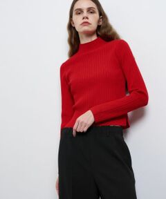 LANVIN en Bleu / ランバン オン ブルー ニット・セーター | ランダムリブハイネックニット