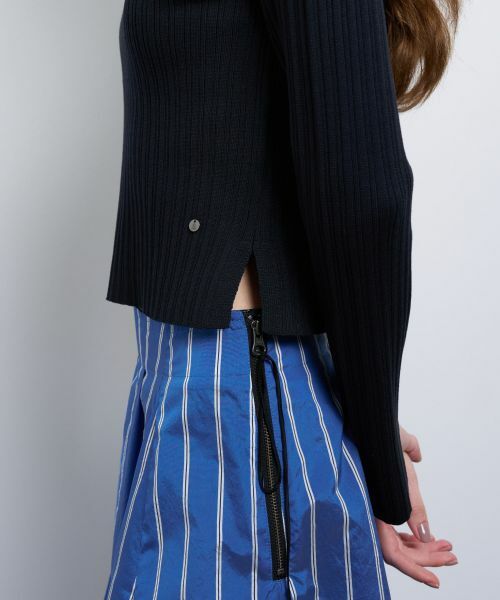 LANVIN en Bleu / ランバン オン ブルー ニット・セーター | ランダムリブハイネックニット | 詳細12