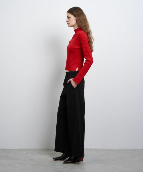 LANVIN en Bleu / ランバン オン ブルー ニット・セーター | ランダムリブハイネックニット | 詳細14