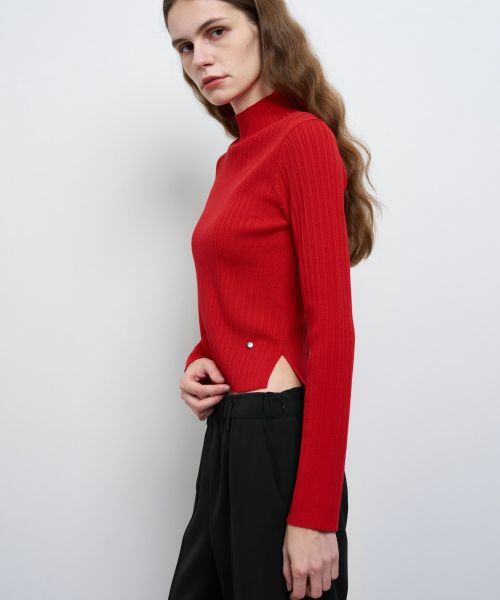 LANVIN en Bleu / ランバン オン ブルー ニット・セーター | ランダムリブハイネックニット | 詳細16