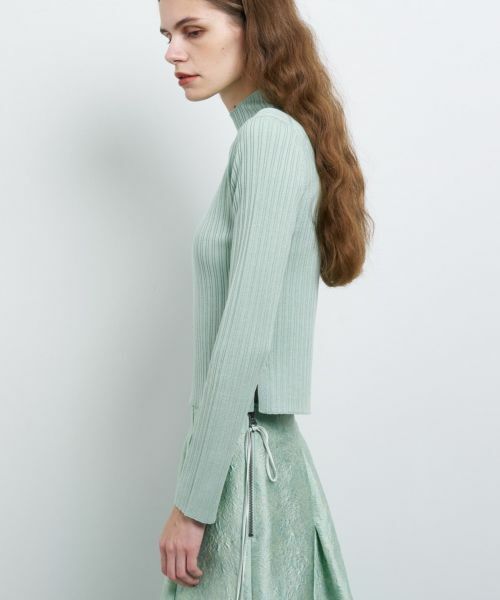 LANVIN en Bleu / ランバン オン ブルー ニット・セーター | ランダムリブハイネックニット | 詳細4