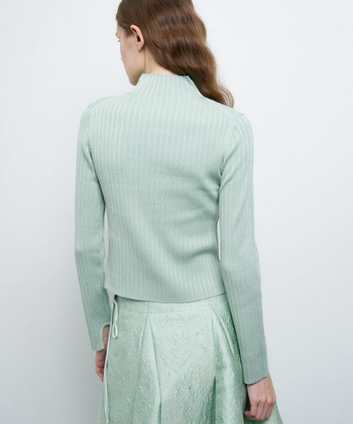 LANVIN en Bleu / ランバン オン ブルー ニット・セーター | ランダムリブハイネックニット | 詳細5