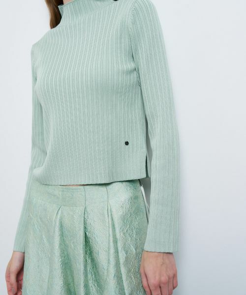 LANVIN en Bleu / ランバン オン ブルー ニット・セーター | ランダムリブハイネックニット | 詳細6