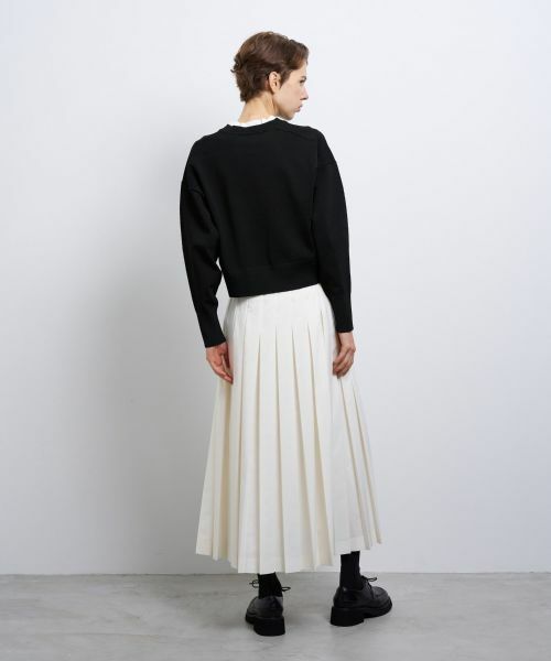 LANVIN en Bleu / ランバン オン ブルー ニット・セーター | フリルカラーリボンニット | 詳細3