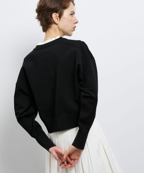 LANVIN en Bleu / ランバン オン ブルー ニット・セーター | フリルカラーリボンニット | 詳細5