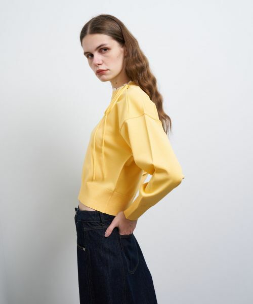 LANVIN en Bleu / ランバン オン ブルー ニット・セーター | フリルカラーリボンニット | 詳細9