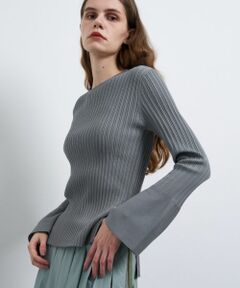 LANVIN en Bleu / ランバン オン ブルー ニット・セーター | ランダムリブカフスニット