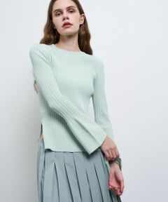 LANVIN en Bleu / ランバン オン ブルー ニット・セーター | ランダムリブカフスニット