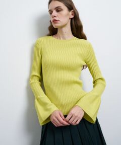 LANVIN en Bleu / ランバン オン ブルー ニット・セーター | ランダムリブカフスニット