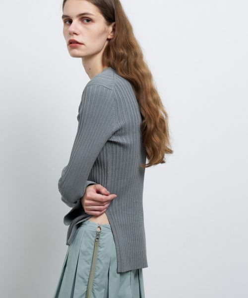 LANVIN en Bleu / ランバン オン ブルー ニット・セーター | ランダムリブカフスニット | 詳細11