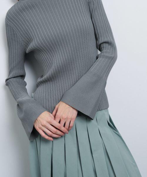 LANVIN en Bleu / ランバン オン ブルー ニット・セーター | ランダムリブカフスニット | 詳細13