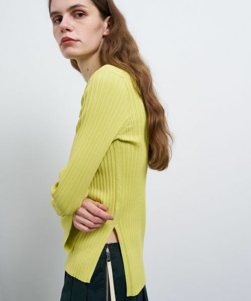 LANVIN en Bleu / ランバン オン ブルー ニット・セーター | ランダムリブカフスニット | 詳細17