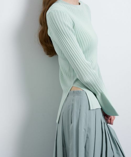 LANVIN en Bleu / ランバン オン ブルー ニット・セーター | ランダムリブカフスニット | 詳細6