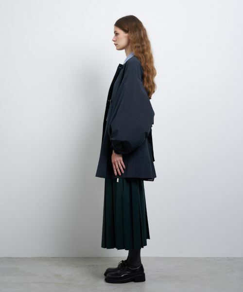 LANVIN en Bleu / ランバン オン ブルー その他アウター | コットンタフタベルテッドコート | 詳細2