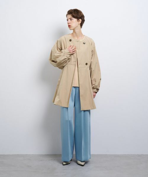 LANVIN en Bleu / ランバン オン ブルー その他アウター | コットンタフタベルテッドコート | 詳細6