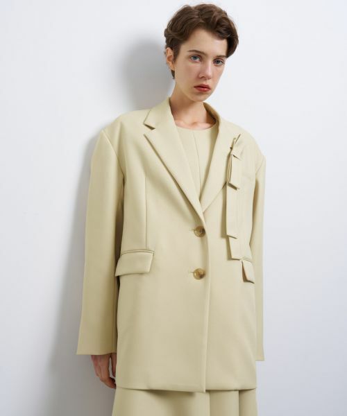 LANVIN en Bleu / ランバン オン ブルー テーラードジャケット | リボンブローチテーラードジャケット | 詳細10