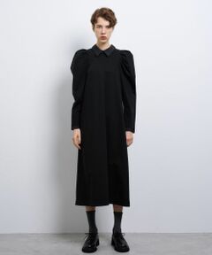 LANVIN en Bleu / ランバン オン ブルー ドレス | シャツカラーパフスリーブワンピース
