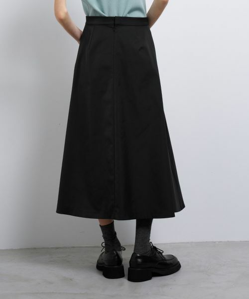【Rakiko】LANVIN SPORT フレアスカート LANVIN SPORT ロゴプリントフレアスカート（総丈40cm