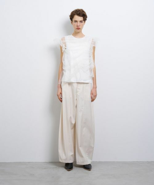 LANVIN en Bleu / ランバン オン ブルー シャツ・ブラウス | アシンメチュールレイヤードブラウス | 詳細1