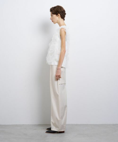 LANVIN en Bleu / ランバン オン ブルー シャツ・ブラウス | アシンメチュールレイヤードブラウス | 詳細2