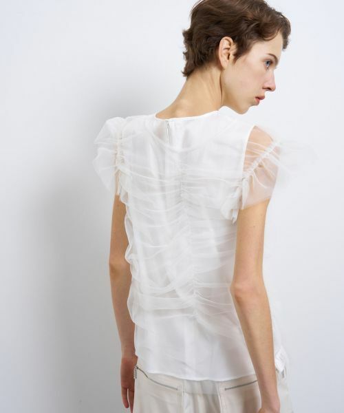 LANVIN en Bleu / ランバン オン ブルー シャツ・ブラウス | アシンメチュールレイヤードブラウス | 詳細5