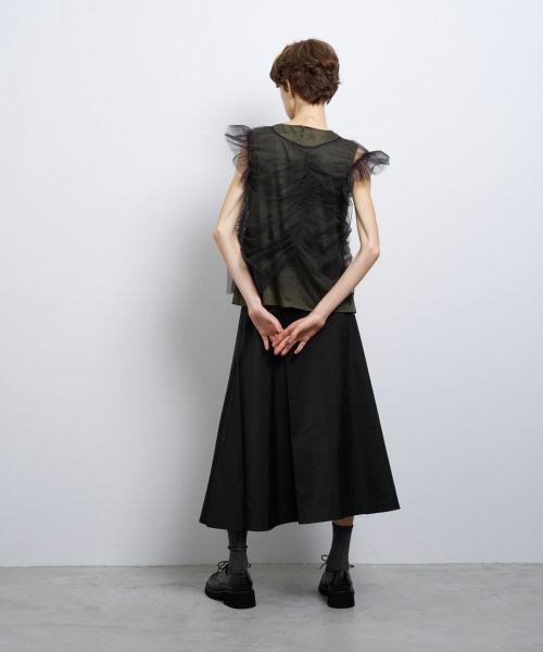 LANVIN en Bleu / ランバン オン ブルー シャツ・ブラウス | アシンメチュールレイヤードブラウス | 詳細8