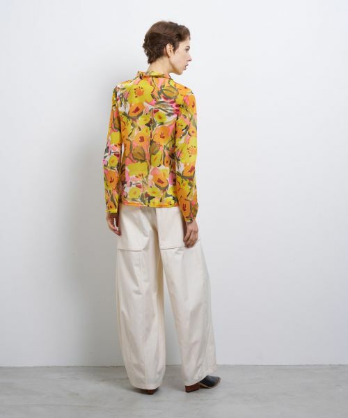 LANVIN en Bleu / ランバン オン ブルー Tシャツ | C'est le Printempsフレアスリーブカットソー | 詳細3