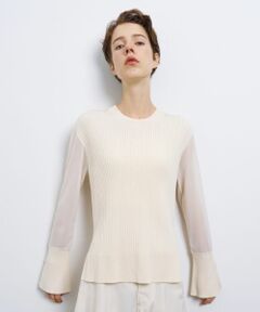 LANVIN en Bleu / ランバン オン ブルー ニット・セーター | シアースリーブコンビニット