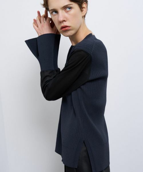 LANVIN en Bleu / ランバン オン ブルー ニット・セーター | シアースリーブコンビニット | 詳細11