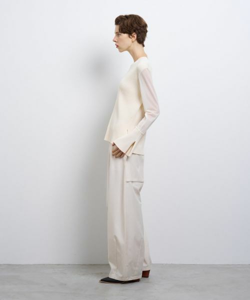 LANVIN en Bleu / ランバン オン ブルー ニット・セーター | シアースリーブコンビニット | 詳細2