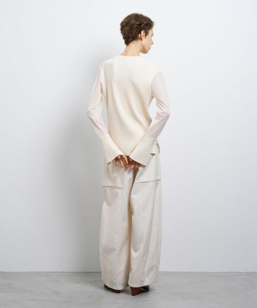 LANVIN en Bleu / ランバン オン ブルー ニット・セーター | シアースリーブコンビニット | 詳細3