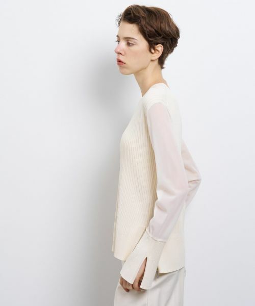 LANVIN en Bleu / ランバン オン ブルー ニット・セーター | シアースリーブコンビニット | 詳細4