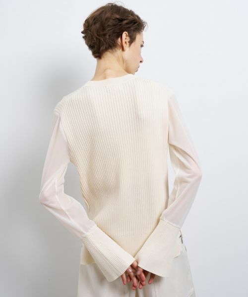 LANVIN en Bleu / ランバン オン ブルー ニット・セーター | シアースリーブコンビニット | 詳細5