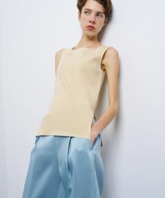 LANVIN en Bleu / ランバン オン ブルー ニット・セーター | スクエアネックノースリーブニット