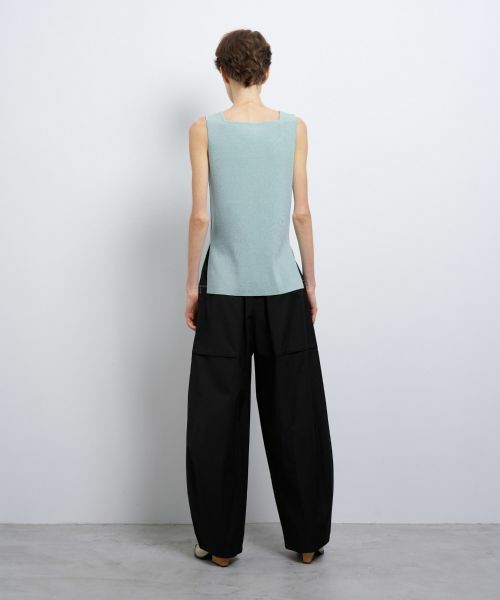 LANVIN en Bleu / ランバン オン ブルー ニット・セーター | スクエアネックノースリーブニット | 詳細3