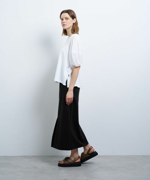 LANVIN en Bleu / ランバン オン ブルー Tシャツ | コクーンスリーブコンビカットソー | 詳細29