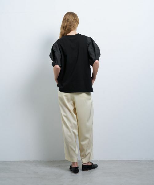 LANVIN en Bleu / ランバン オン ブルー Tシャツ | コクーンスリーブコンビカットソー | 詳細3