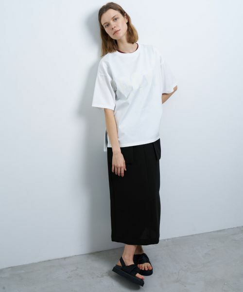 LANVIN en Bleu / ランバン オン ブルー Tシャツ | ビッグロゴプリントTシャツ | 詳細1