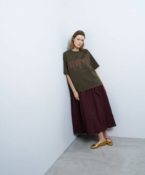 LANVIN en Bleu / ランバン オン ブルー Tシャツ | ビッグロゴプリントTシャツ | 詳細14