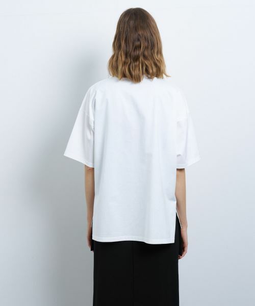 LANVIN en Bleu / ランバン オン ブルー Tシャツ | ビッグロゴプリントTシャツ | 詳細6