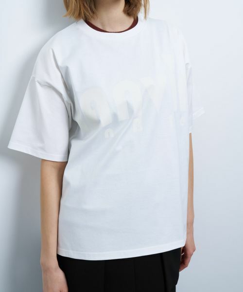 LANVIN en Bleu / ランバン オン ブルー Tシャツ | ビッグロゴプリントTシャツ | 詳細7