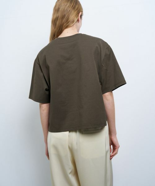 LANVIN en Bleu / ランバン オン ブルー Tシャツ | ワンポイントロゴTシャツ | 詳細13